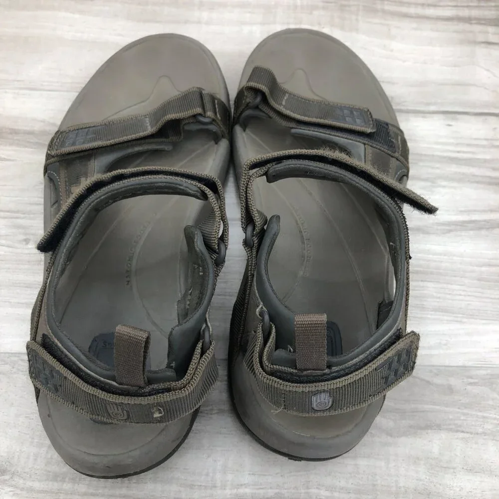 Teva Sandals Men's 9 Minam Brown Hook and Loop Outdoor Shoes